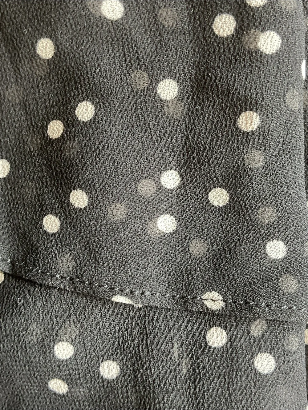 Urban Outfitters UO Ciara Flowy Printed Polka Dot Skort Size SP